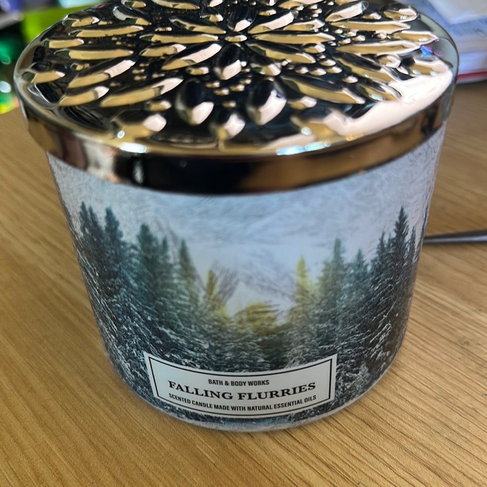 2 NEW BBW candle - falling flurries